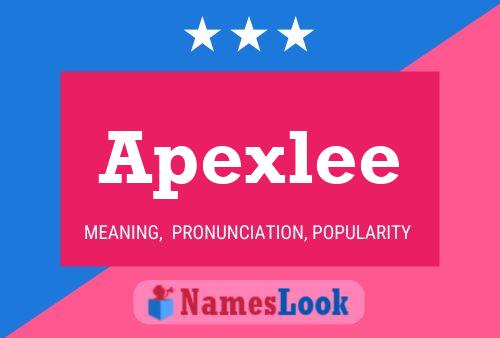 Apexlee 名字海报