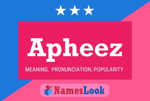 Apheez 名字海报