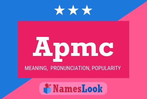 Apmc 名字海报