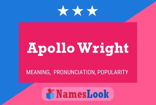 Apollo Wright 名字海报