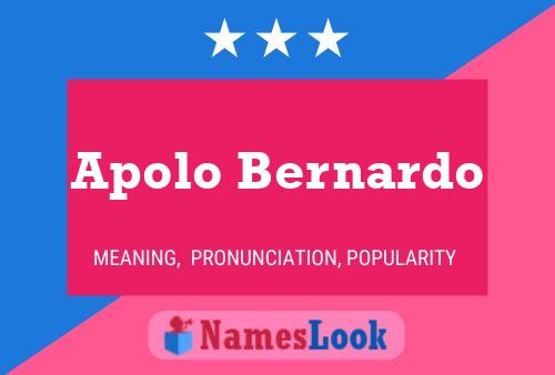 Apolo Bernardo 名字海报