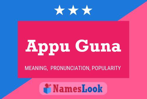 Appu Guna 名字海报