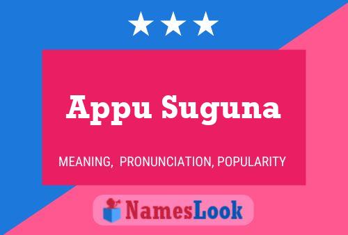 Appu Suguna 名字海报