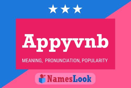 Appyvnb 名字海报