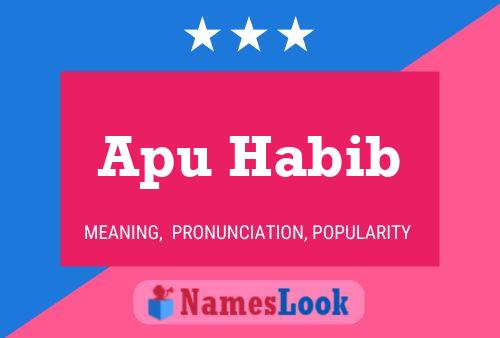 Apu Habib 名字海报