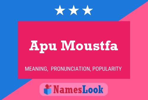 Apu Moustfa 名字海报