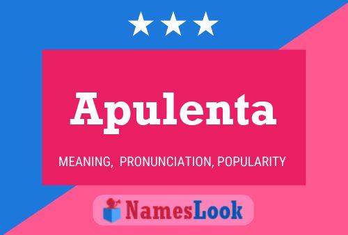 Apulenta 名字海报