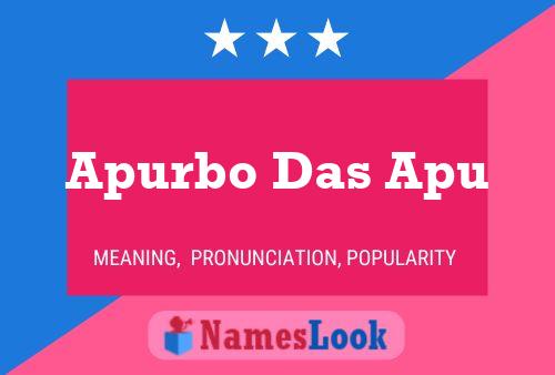 Apurbo Das Apu 名字海报