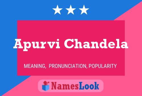 Apurvi Chandela 名字海报