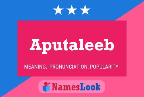 Aputaleeb 名字海报