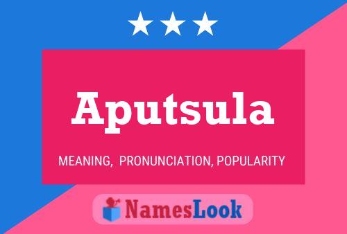 Aputsula 名字海报