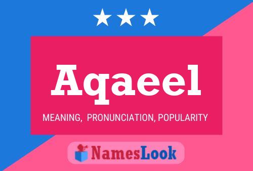 Aqaeel 名字海报