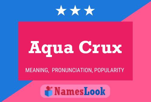 Aqua Crux 名字海报