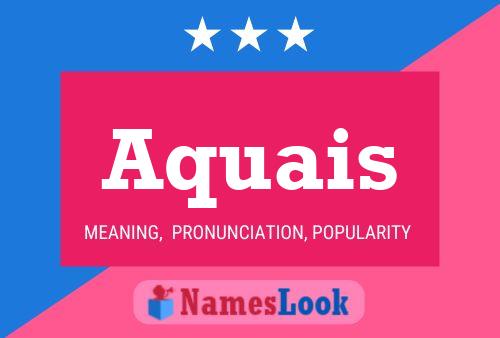 Aquais 名字海报