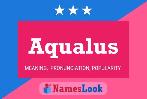 Aqualus 名字海报