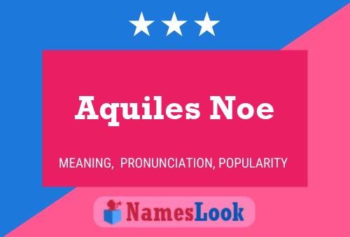 Aquiles Noe 名字海报