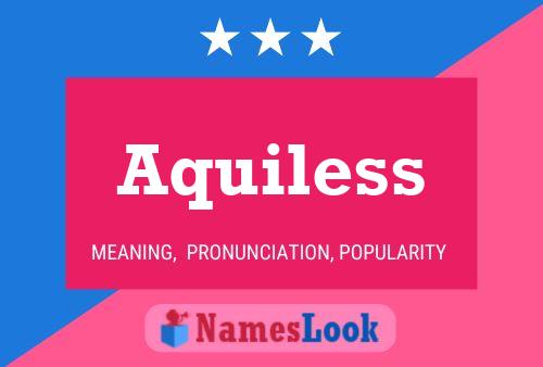 Aquiless 名字海报