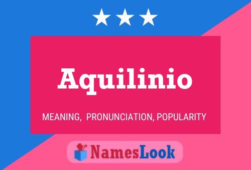 Aquilinio 名字海报