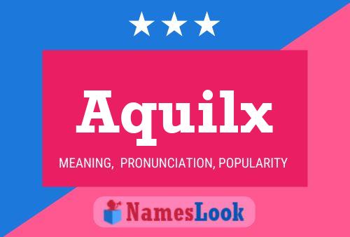 Aquilx 名字海报