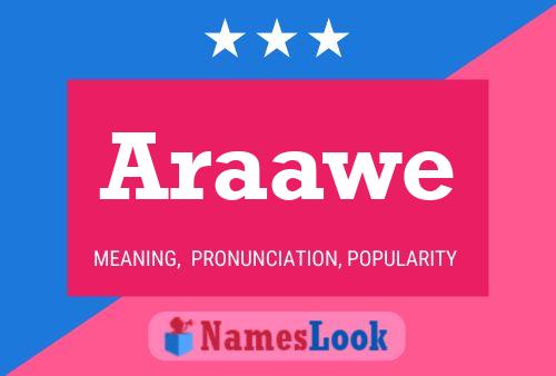 Araawe 名字海报