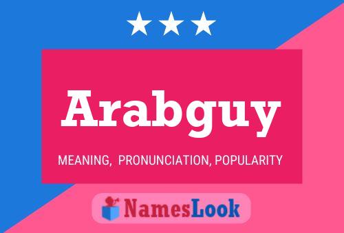 Arabguy 名字海报