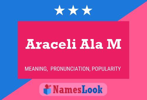 Araceli Ala M 名字海报