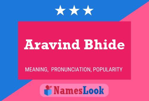 Aravind Bhide 名字海报