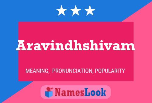 Aravindhshivam 名字海报