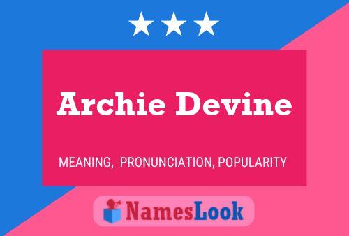 Archie Devine 名字海报