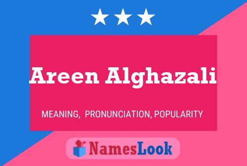 Areen Alghazali 名字海报