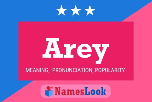 Arey 名字海报