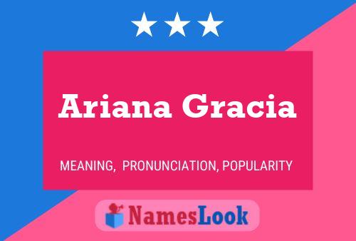 Ariana Gracia 名字海报