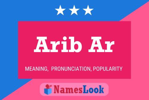 Arib Ar 名字海报