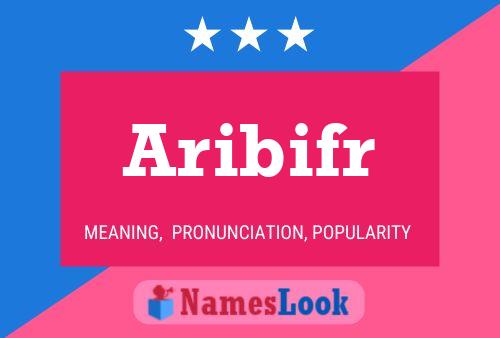 Aribifr 名字海报