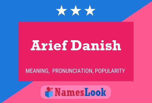 Arief Danish 名字海报