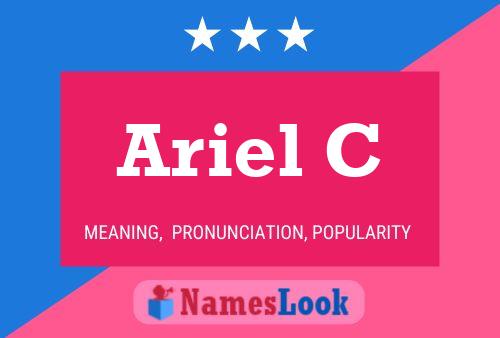 Ariel C 名字海报