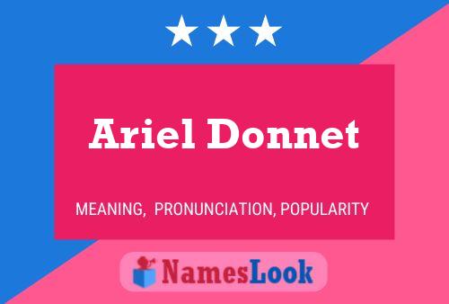 Ariel Donnet 名字海报