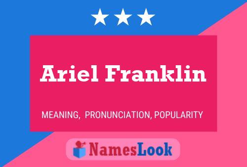 Ariel Franklin 名字海报