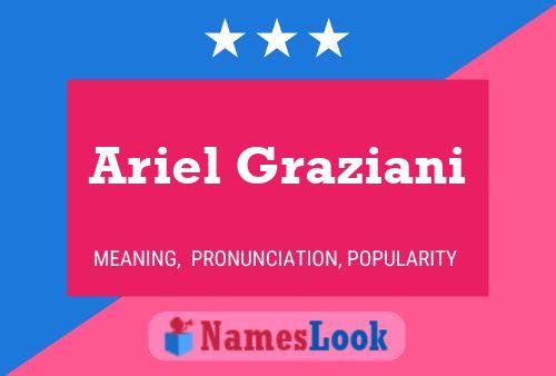 Ariel Graziani 名字海报