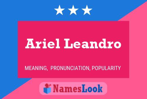 Ariel Leandro 名字海报