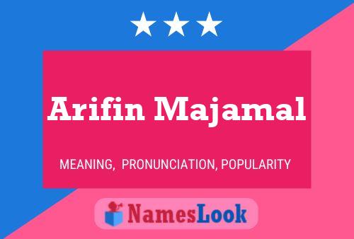 Arifin Majamal 名字海报