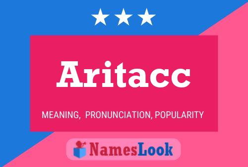 Aritacc 名字海报