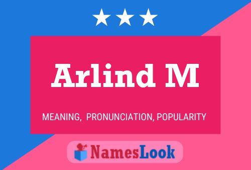 Arlind M 名字海报