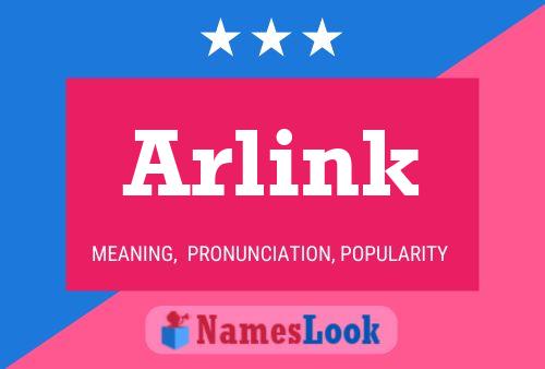 Arlink 名字海报