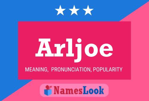 Arljoe 名字海报