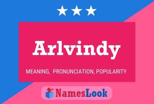 Arlvindy 名字海报