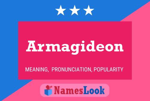 Armagideon 名字海报