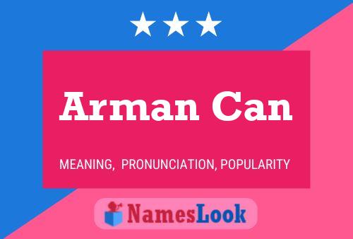 Arman Can 名字海报