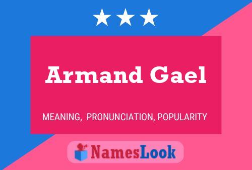 Armand Gael 名字海报