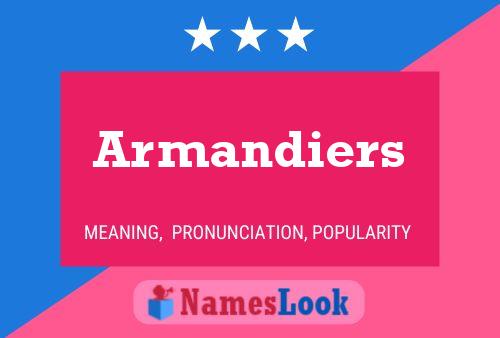 Armandiers 名字海报